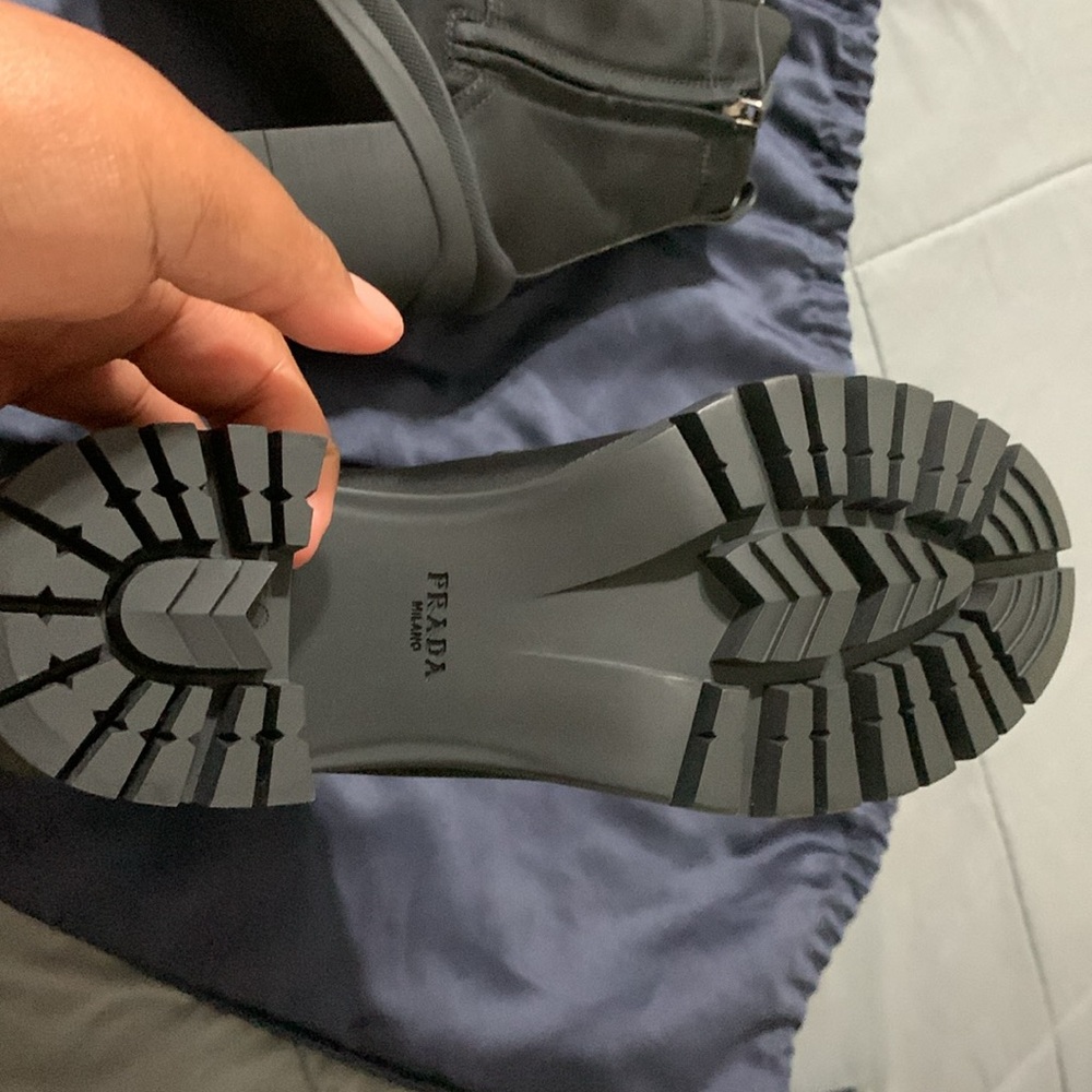 **BRAND NEW**PRADA Re-Nylon Combat Booties - Picture 3 of 8